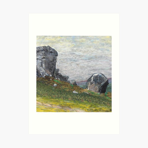 Cow and Calf rocks Art Print