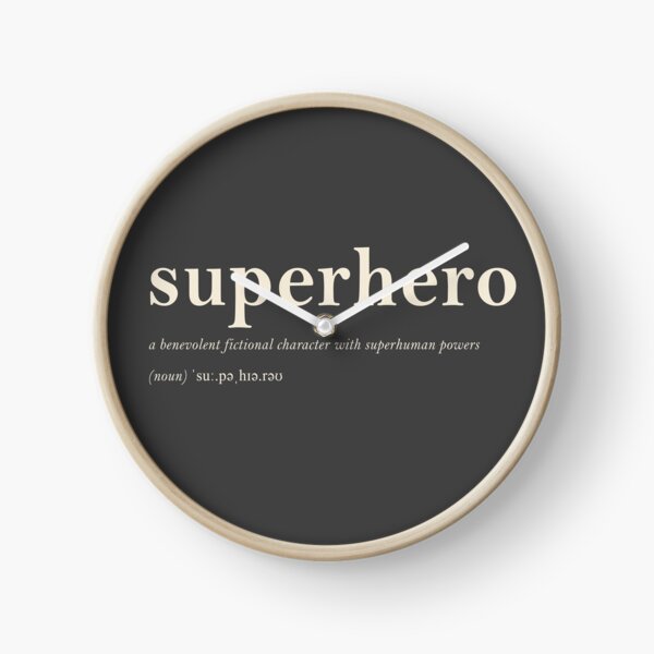 Superhero Clock