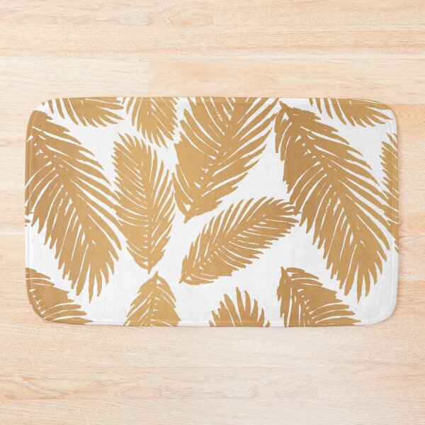 Item preview, Tropical Gold Palm Leaf Pattern designed and sold by Julie Erin Designs.