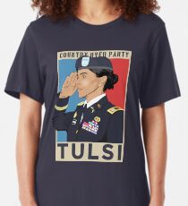 Tulsi Gabbard 2020, Send A Hero To Fight A Tyrant, Anti-Trump Slim Fit T-Shirt