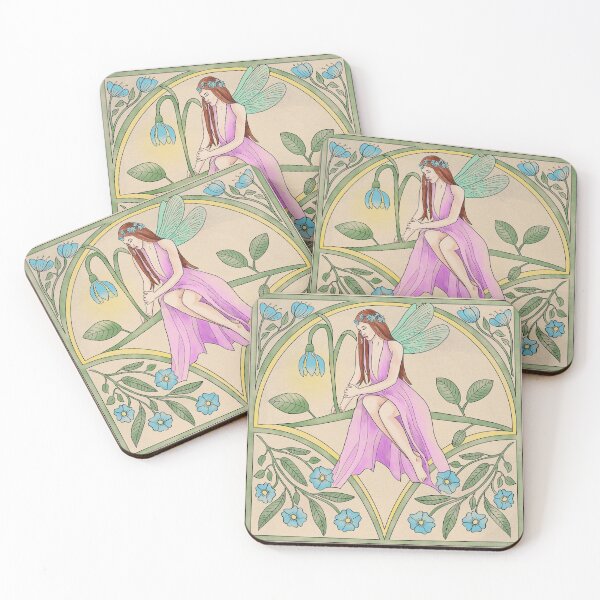 Item preview, Art Nouveau Fairy designed and sold by Rachel Cavazos.