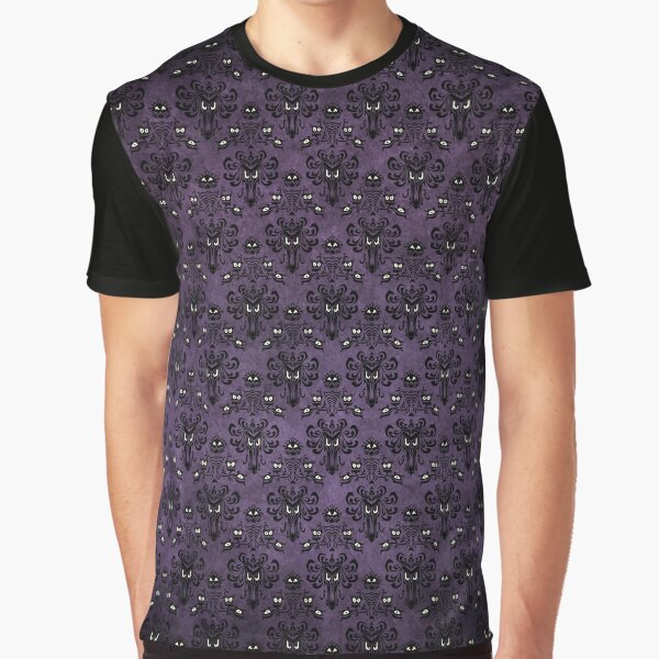 Haunted Mansion Wallpaper Graphic T-Shirt