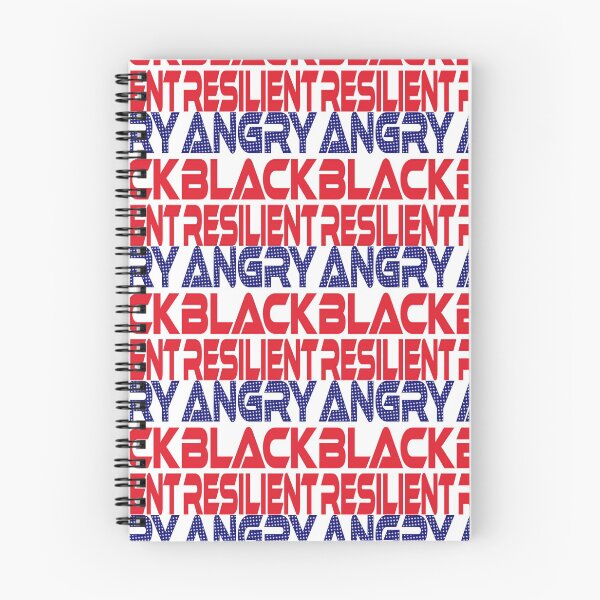 Item preview, #OurPatriotism: Angry Black Resilient (Red, White, Blue) by Onjena Yo designed and sold by Carbon-Fibre Media.