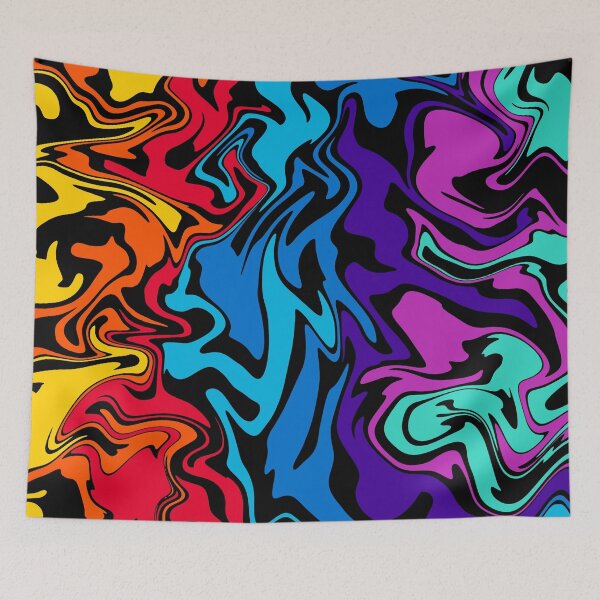 Item preview, Neon Colorful Marble Effect  designed and sold by Working Pajama.