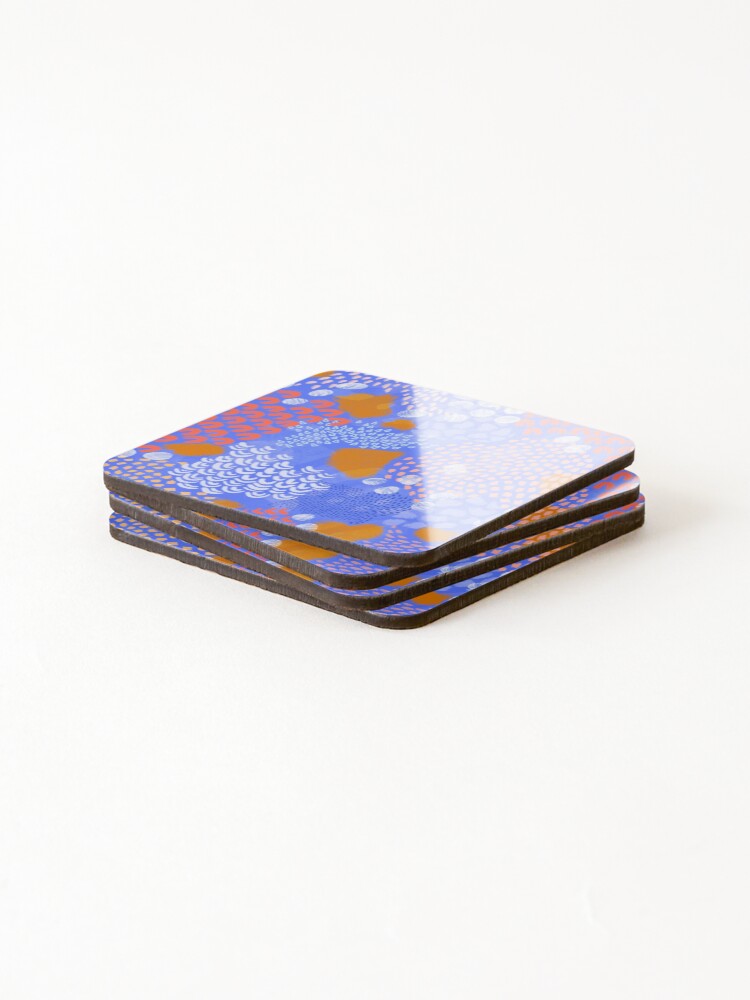 Alternate view of Midnight Garden Coasters (Set of 4)