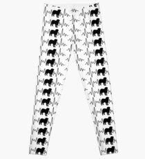 Bernese Mountain Dog, Gift, Shirt, Heartbeat, Art Leggings