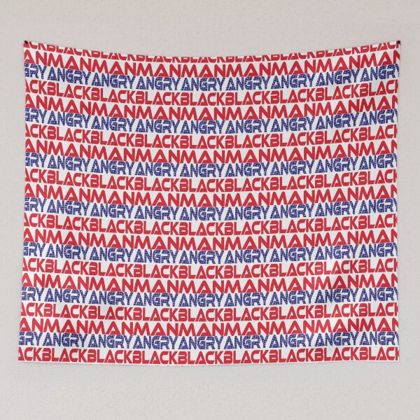 Item preview, #OurPatriotism: Angry Black Man (Red, White, Blue) by Onjena Yo designed and sold by Carbon-Fibre Media.