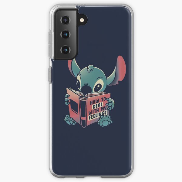 How to Deal With My Feelings Funny Book Alien Samsung Galaxy Soft Case