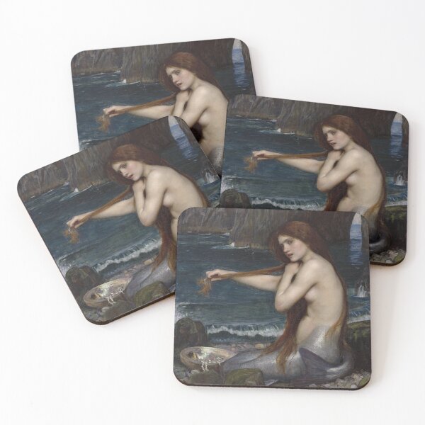 Item preview, A Mermaid (1900) By J W Waterhouse designed and sold by knightsydesign.