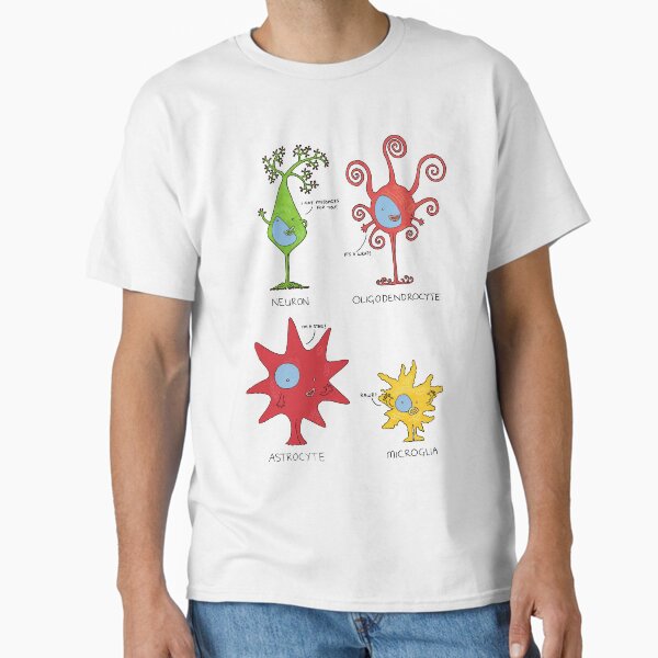 Vista previa del artículo con la obra «¡Encuentra tus células cerebrales! - ALTO», diseñado y vendido por Cartoon Neuron by Immy Smith.