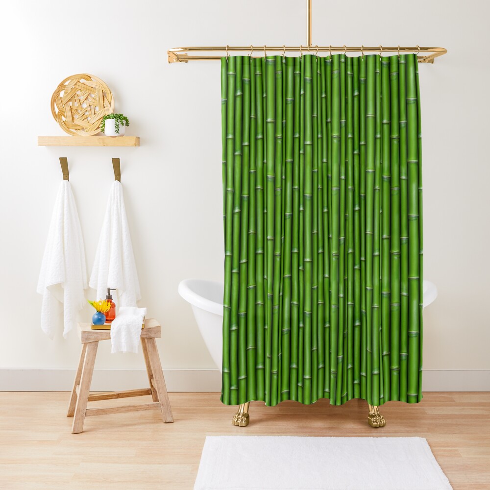 "Asian Bamboo" Shower Curtain for Sale by fineart2017 Redbubble