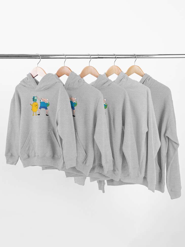 Alternate view of Finn Jake BMO Dab Kids Pullover Hoodie