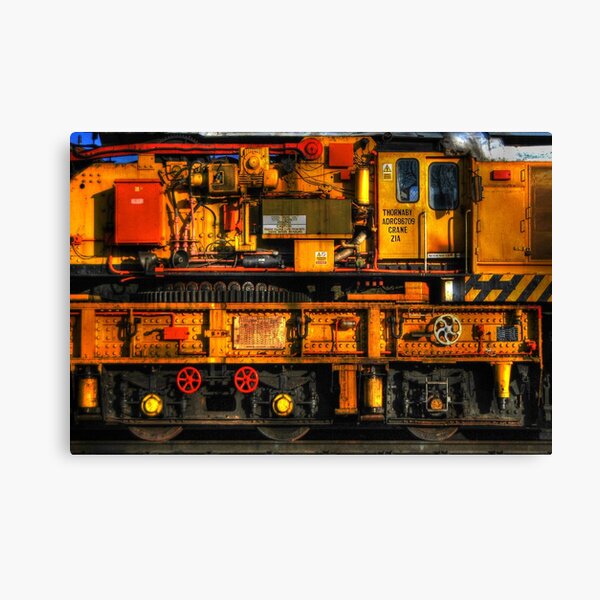 Train Crane Canvas Print