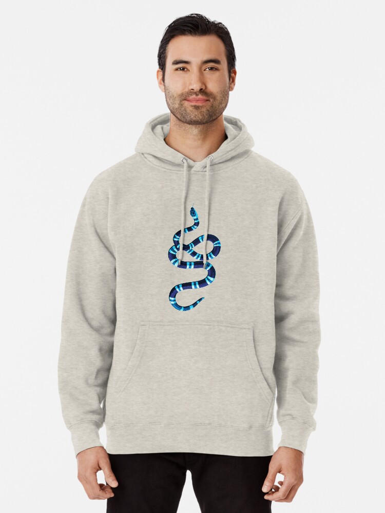 snake print hoodie