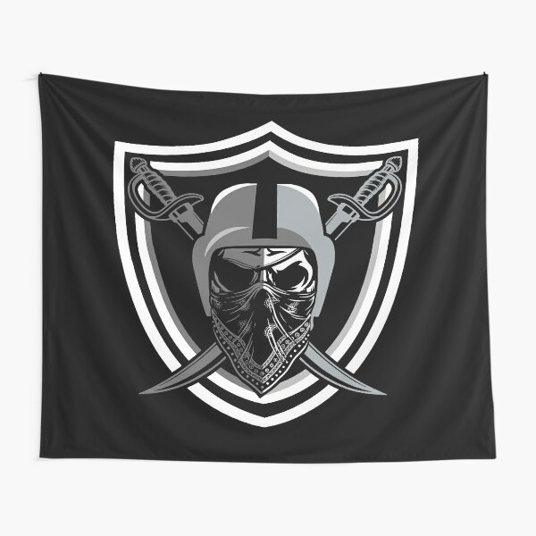 Las Vegas Raiders Skull - Bandana Sticker for Sale by Reckless-Design