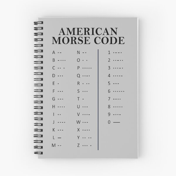 Item preview, American Morse Code designed and sold by rogue-design.