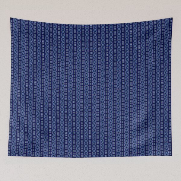 Item preview, Seamless Navy blue lace pattern designed and sold by siwabudda.