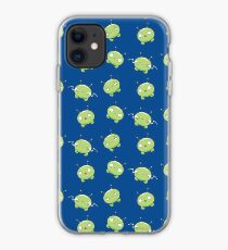 Mooncake Final Space Pattern Blue iPhone Case