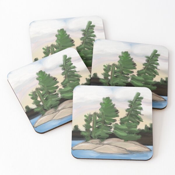 Item preview, Georgian Bay Trees designed and sold by Quick Brown Fox Canada.