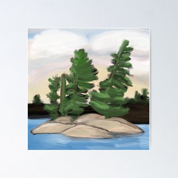 Item preview, Georgian Bay Trees designed and sold by Quick Brown Fox Canada.