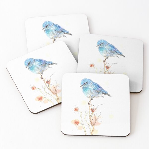 Item preview, Birdie on the flowers. designed and sold by emkei3.
