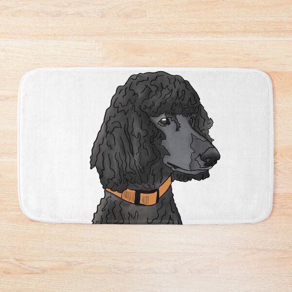 Item preview, Misza the Black Standard Poodle designed and sold by Quick Brown Fox Canada.