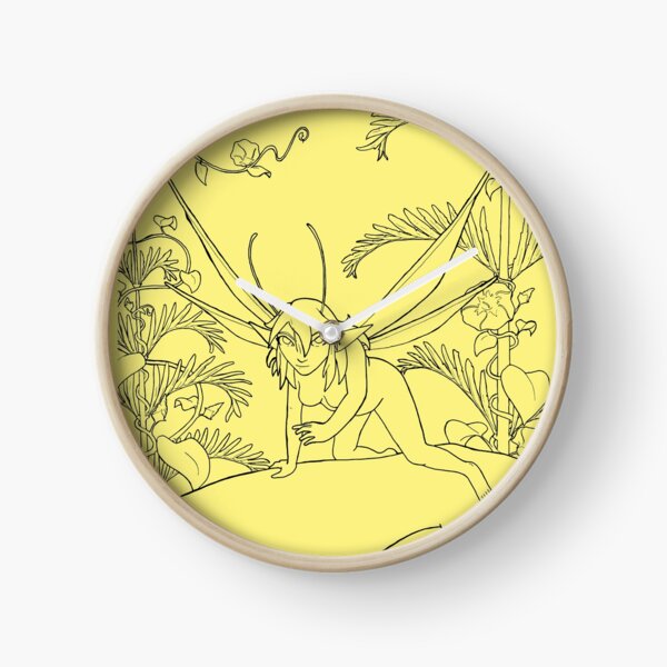 Item preview, Fairy Encounter Garden Art Scene transparent line-art designed and sold by rootinspiration.