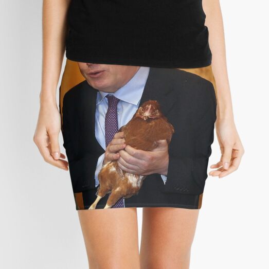 Boris Johnson with a Chicken Mini Skirt