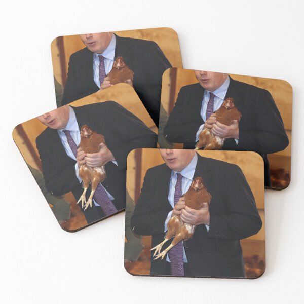 Item preview, Boris Johnson with a Chicken designed and sold by jakewhiteok.