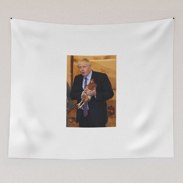 Item preview, Boris Johnson with a Chicken designed and sold by jakewhiteok.