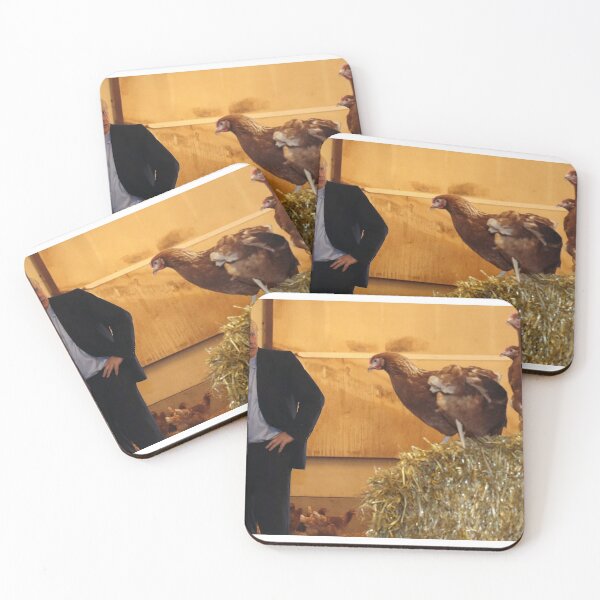 Item preview, Boris Johnson looking at chickens designed and sold by jakewhiteok.
