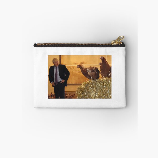Item preview, Boris Johnson looking at chickens designed and sold by jakewhiteok.