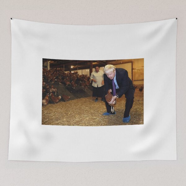 Item preview, Boris Johnson Holding a Chicken designed and sold by jakewhiteok.