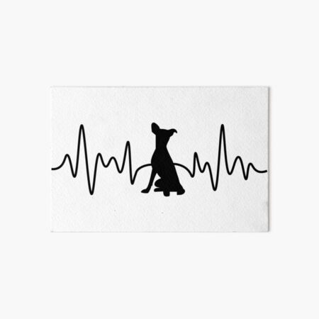 Miniatur Pinscher, Art, Gift, Dog Breed, Heartbeat Galeriedruck