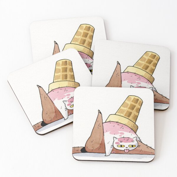 Item preview, Melting Ice Cream Cat designed and sold by KaseyTheGolden.