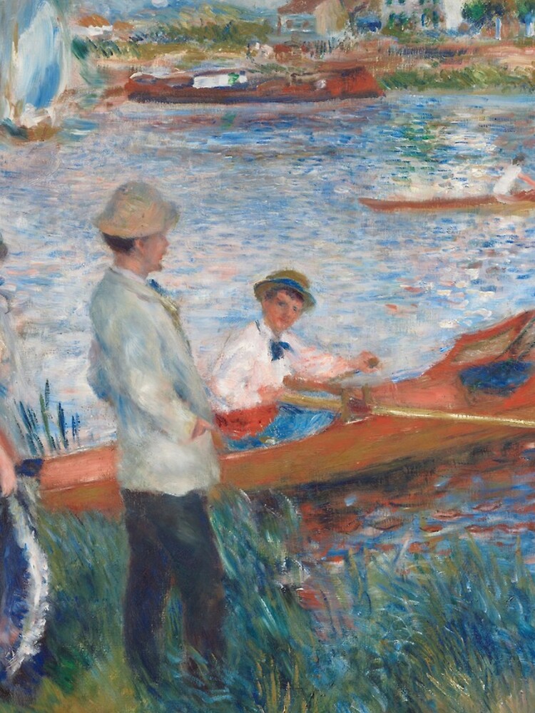 Oarsmen at Chatou Painting by Auguste Renoir by podartist