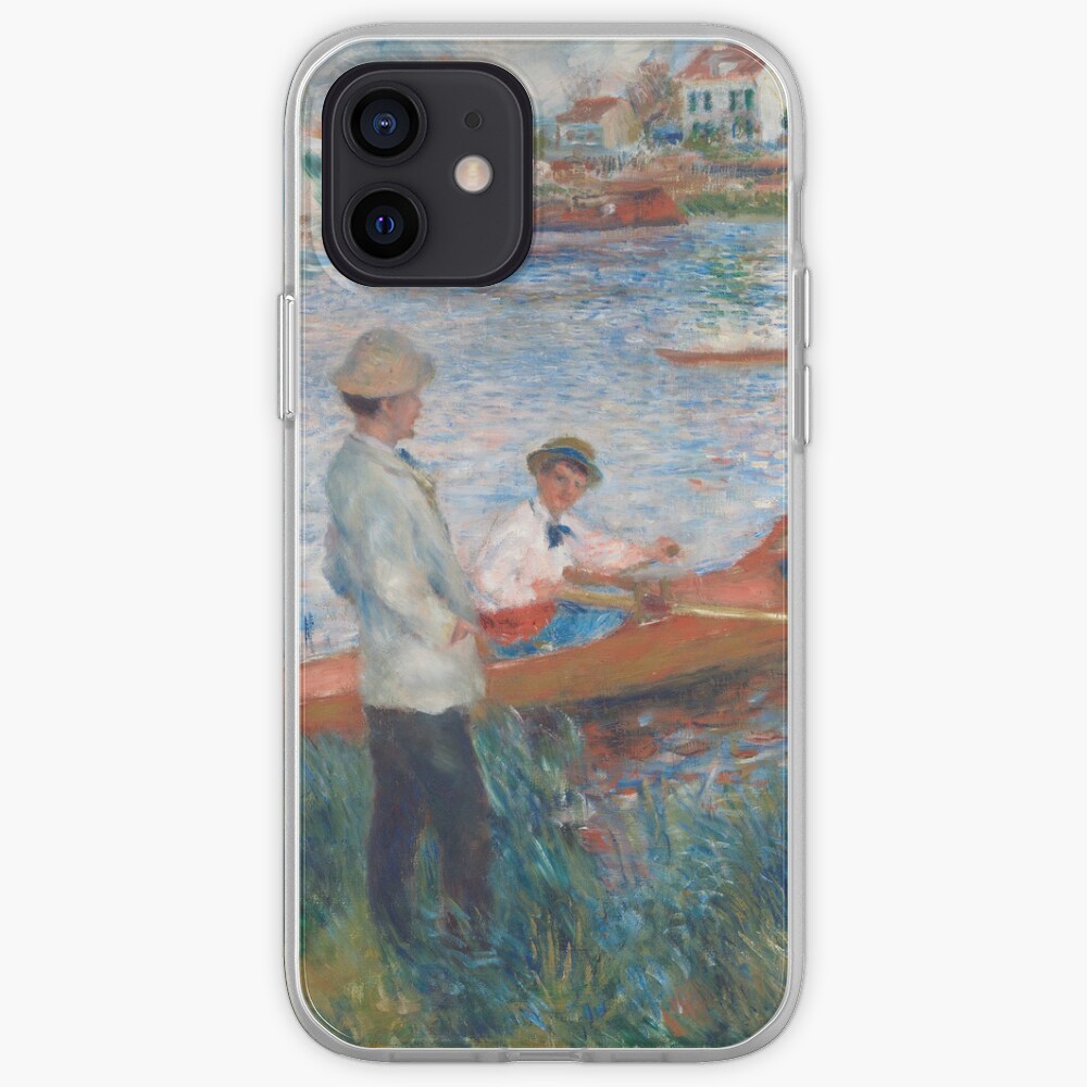 Oarsmen at Chatou Painting by Auguste Renoir iPhone Case & Cover