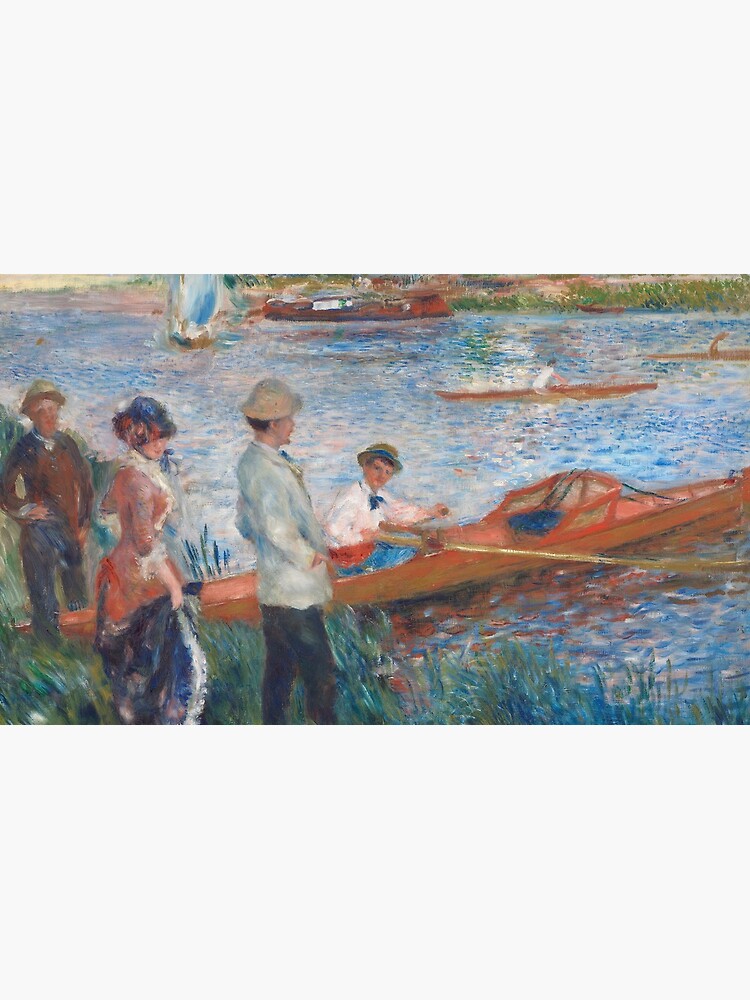 Oarsmen at Chatou Painting by Auguste Renoir by podartist