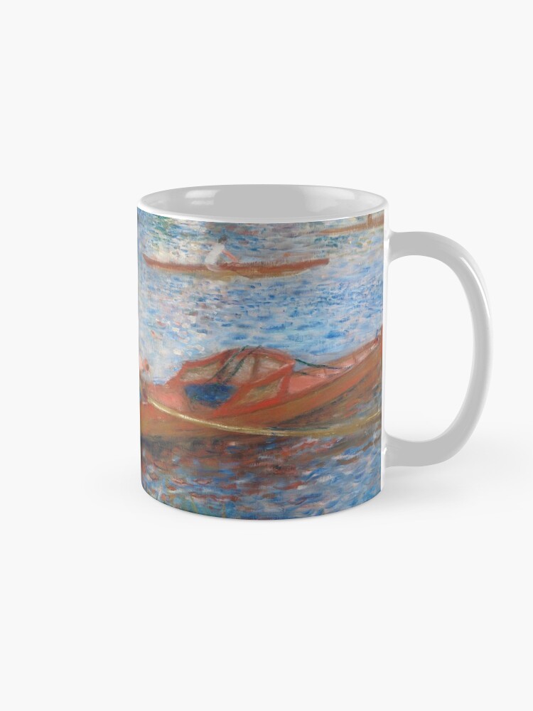 Alternate view of Oarsmen at Chatou Painting by Auguste Renoir Mug