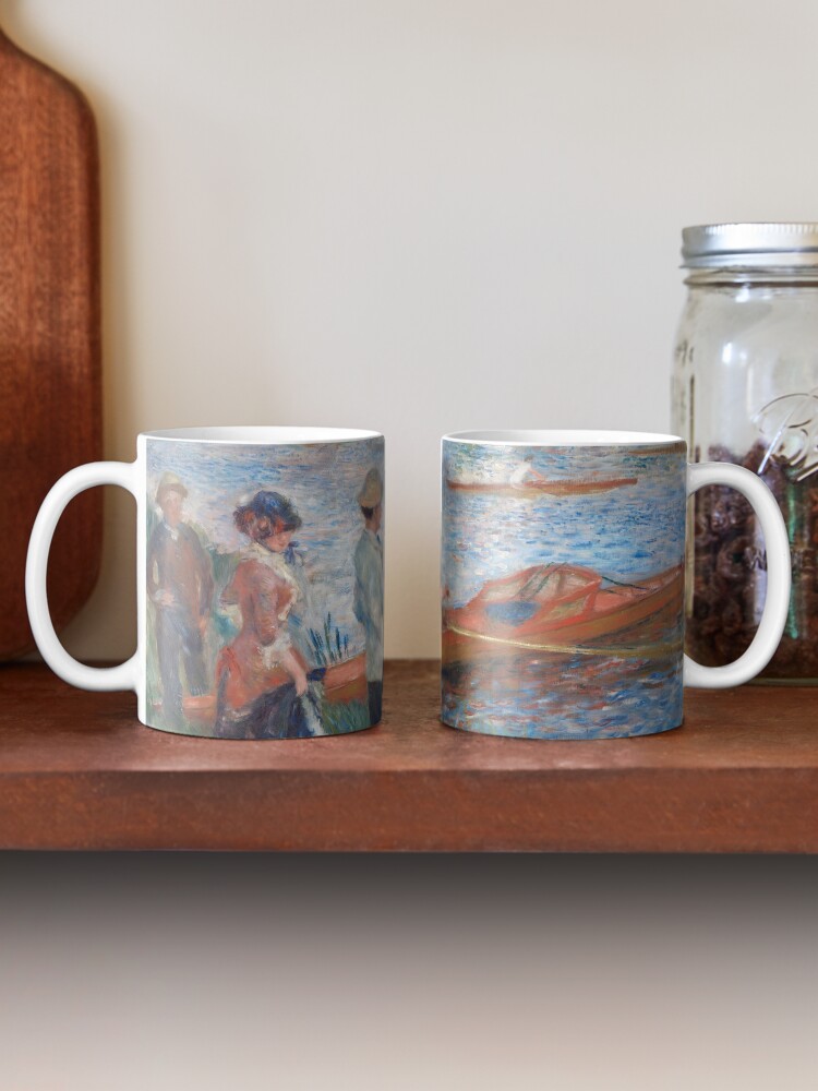 Alternate view of Oarsmen at Chatou Painting by Auguste Renoir Mug
