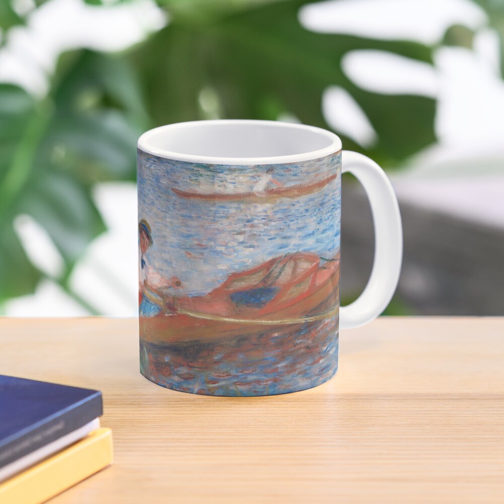 Oarsmen at Chatou Painting by Auguste Renoir Mug