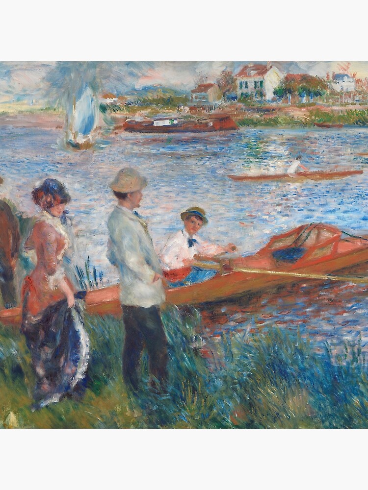 Oarsmen at Chatou Painting by Auguste Renoir by podartist