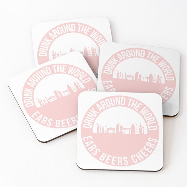Item preview, Drink Around the World Millennial Pink designed and sold by FandomTrading.