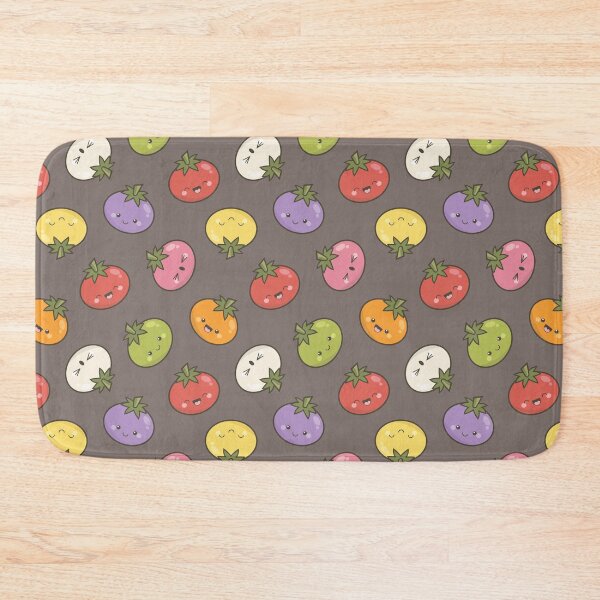 Item preview, Cute Kawaii Tomato Pattern designed and sold by LisaMarieArt & Illustration.