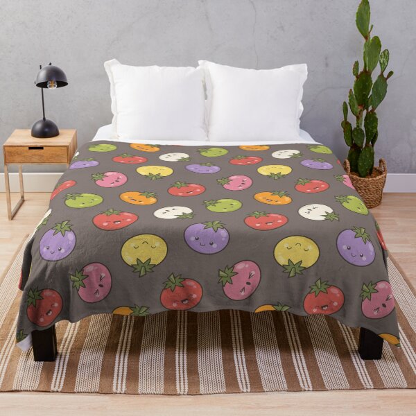 Item preview, Cute Kawaii Tomato Pattern designed and sold by LisaMarieArt & Illustration.