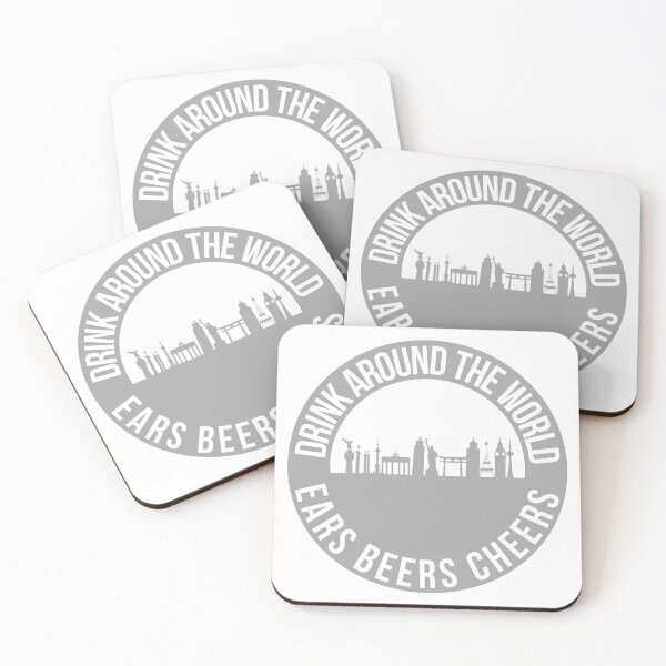 Item preview, Drink Around the World Grey designed and sold by FandomTrading.