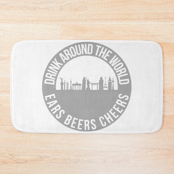Item preview, Drink Around the World Grey designed and sold by FandomTrading.
