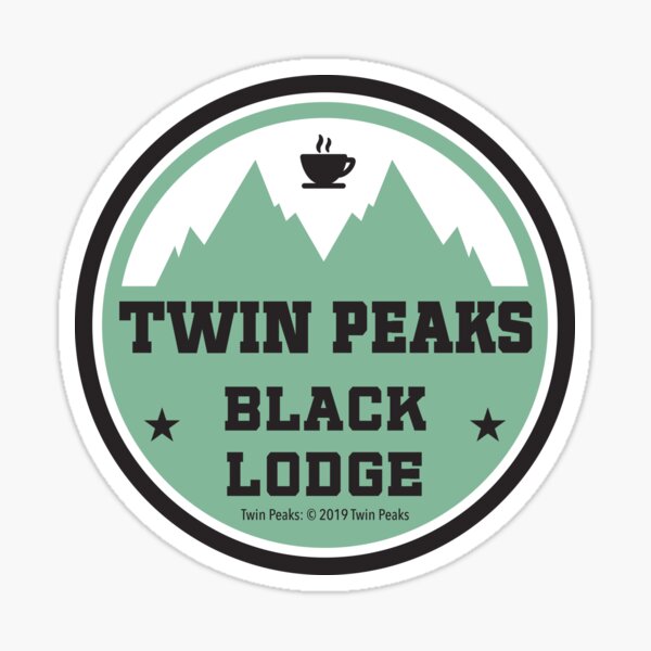 Twin Peaks Black Lodge Sticker
