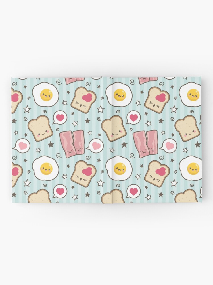 Alternate view of Kawaii Bacon Egg and Bread Hardcover Journal