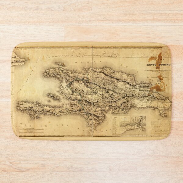 Item preview, Mapa de la Isla de Santo Domingo (1858) designed and sold by allhistory.